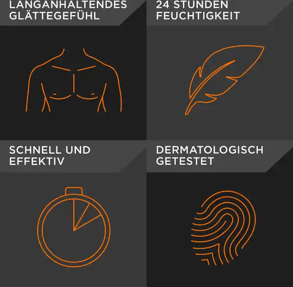 Bild 4 von Veet for Men Haarentfernungs-Creme Oberkörper & Beine Sensible Haut, 400 ml