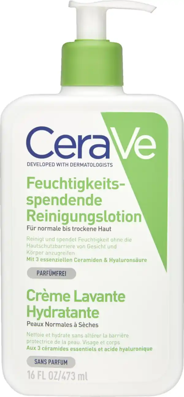 Bild 1 von CeraVe Feuchtigkeitsspendende Reinigungslotion, 473 ml