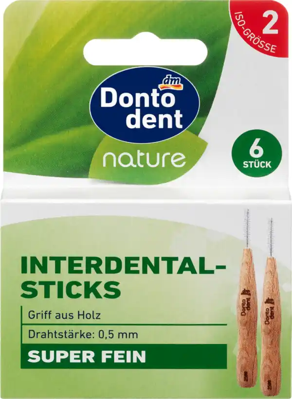 Bild 1 von Dontodent Dontodent nature Interdental-Sticks, 6 St