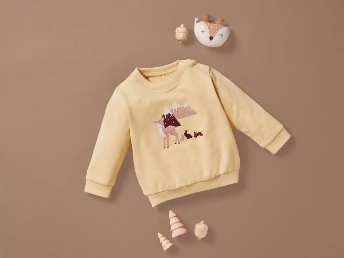 Bild 3 von lupilu® Baby Sweatshirt mit hohem Baumwollanteil