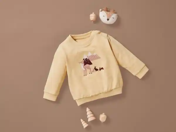 Bild 3 von lupilu® Baby Sweatshirt mit hohem Baumwollanteil