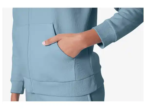 Bild 4 von esmara® Damen Sweatjacke, mit Baumwolle