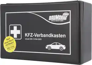 Globus Baumarkt KFZ-Verbandkasten DIN 13164-2022