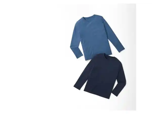 Bild 3 von pepperts!® Kinder Jungen Langarmshirts, 2 Stück, reine Baumwolle
