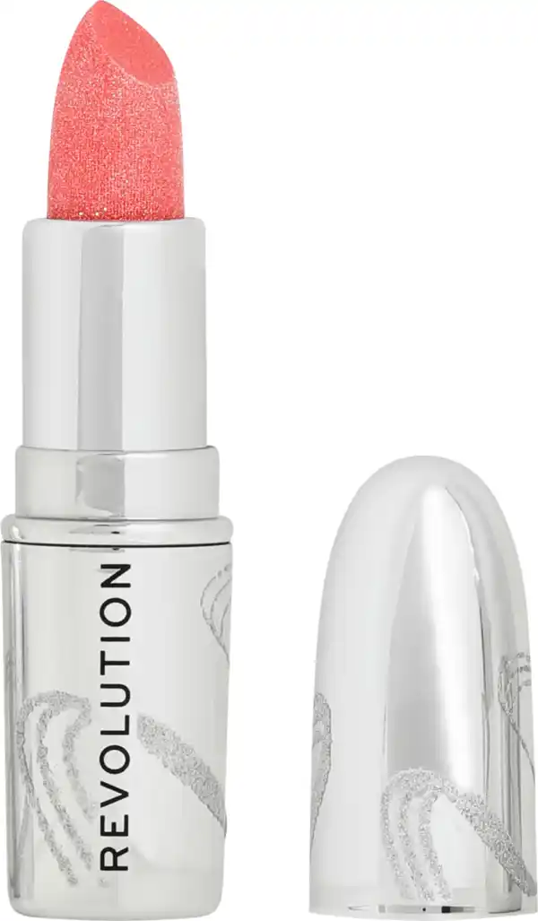 Bild 1 von Revolution Lippenstift Metallic Muse Glitter Baby Pink