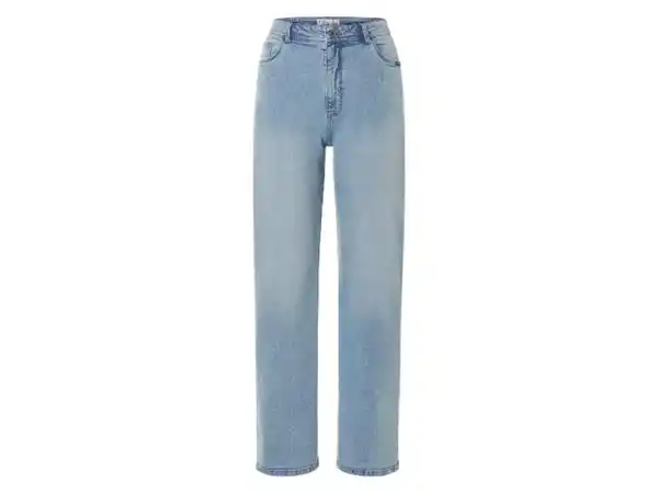 Bild 2 von esmara® Damen Jeans, Straight Fit, hohe Leibhöhe