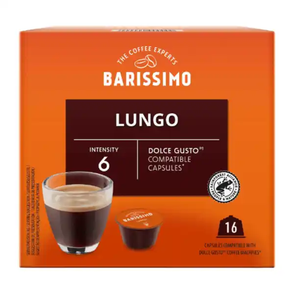 Bild 1 von BARISSIMO Kaffeekapseln Lungo 96g