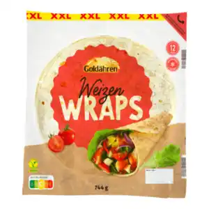 GOLDÄHREN Weizenwraps XXL 744g