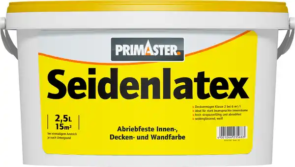 Bild 1 von Primaster Seidenlatex 2,5 L weiß