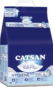 Catsan Hygiene Plus Katzenstreu 18 L