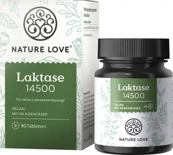 Bild 1 von Nature Love Laktase 14.500 Tabletten 90 St