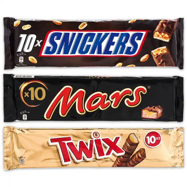 Bild 1 von Twix/Mars/Snickers Schokoriegel