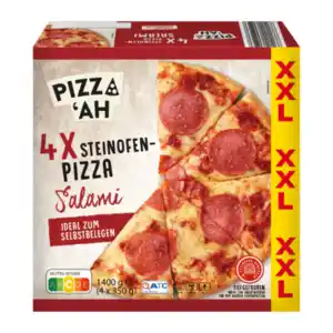 PIZZ’AH Steinofenpizza Salami XXL 350g