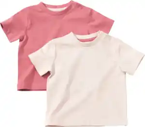 ALANA T-Shirts, rosa + beige, Gr. 74