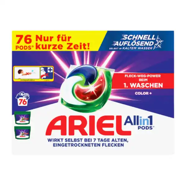 Bild 1 von ARIEL All-in-1-Pods Color 25,1g