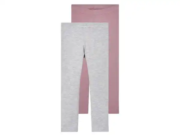 Bild 2 von lupilu® Kleinkinder Leggings, 2 Stück, hoher Baumwollanteil