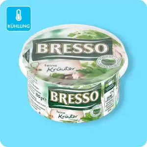 BRESSO Frischkäse, versch. Sorten