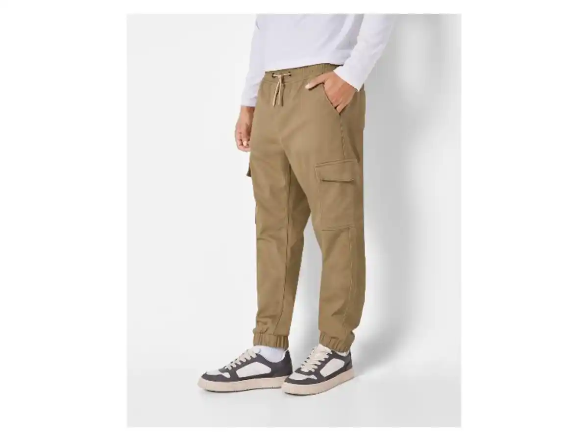 Bild 3 von LIVERGY® Herren Cargo-Joggers, normale Leibhöhe