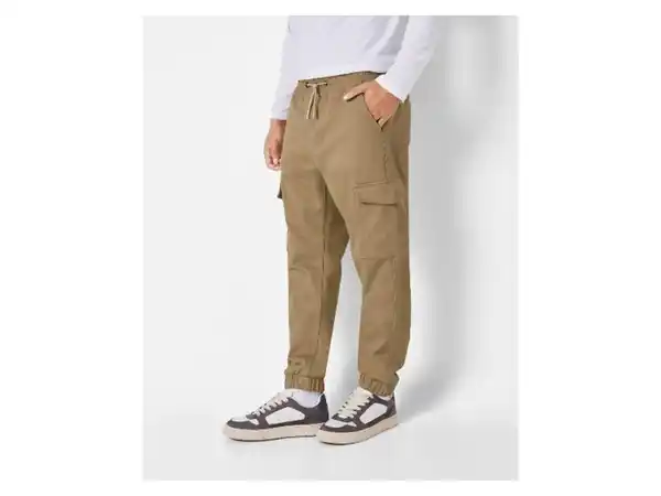 Bild 3 von LIVERGY® Herren Cargo-Joggers, normale Leibhöhe