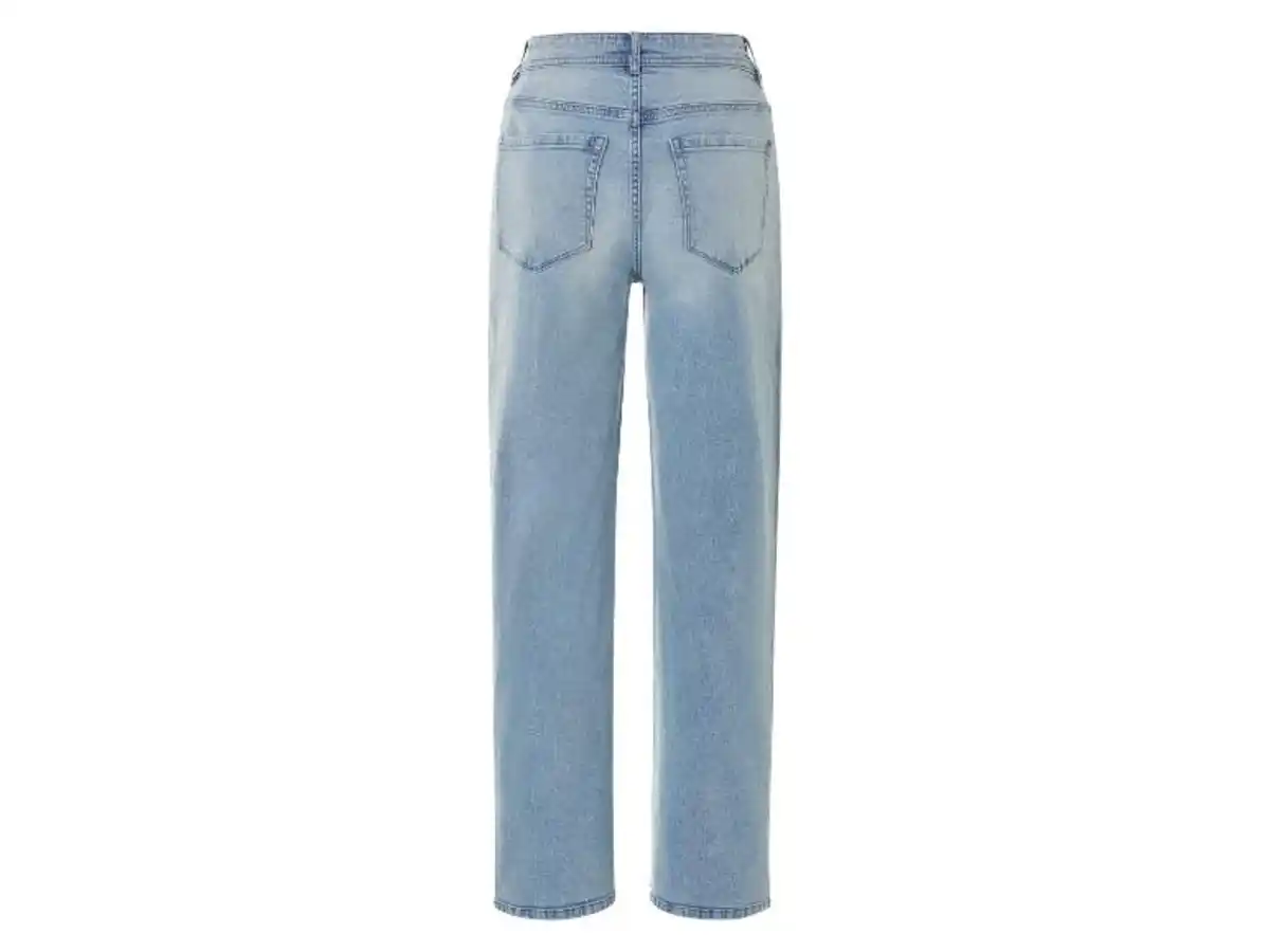 Bild 4 von esmara® Damen Jeans, Straight Fit, hohe Leibhöhe