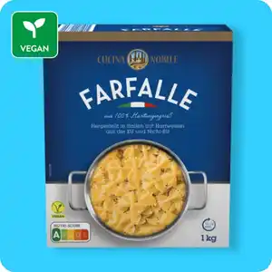 CUCINA NOBILE Pasta-Variation, Farfalle oder Maccheroni