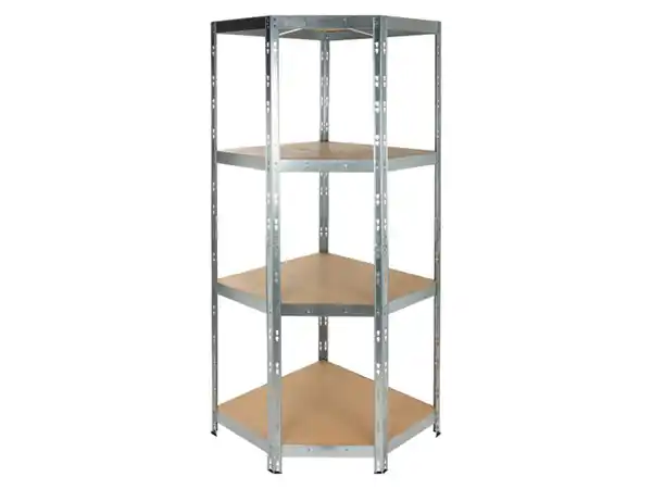 Bild 1 von PARKSIDE® Eck-Schwerlastregal, 180x70x70x40 cm, 4 Böden, verzinkt,  175 kg