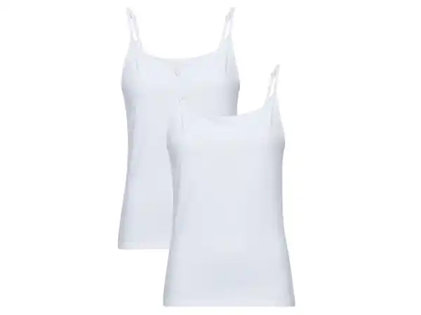 Bild 2 von MEXX Damen Spaghettiträgerhemd, 2 Stück, tailliert geschnitten