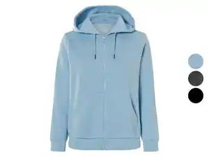 esmara® Damen Sweatjacke, mit Baumwolle