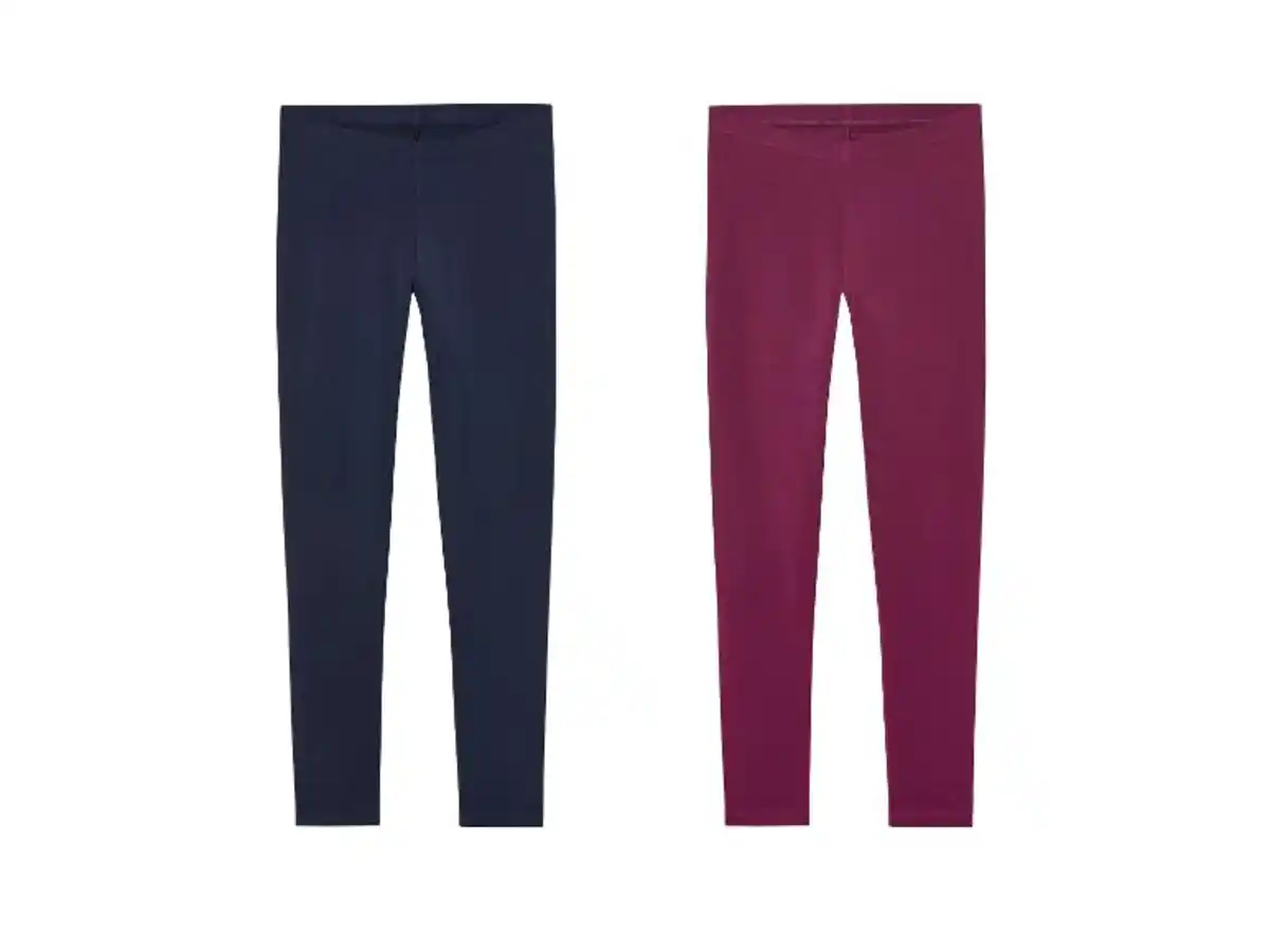 Bild 2 von pepperts!® Kinder Leggings, 2 Stück, hoher Baumwollanteil