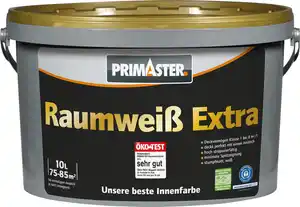 Primaster Raumweiß Extra konservierungsmittelfrei 10 L weiß matt