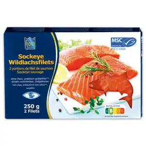 Fjordkrone Sockeye Wildlachsfilets