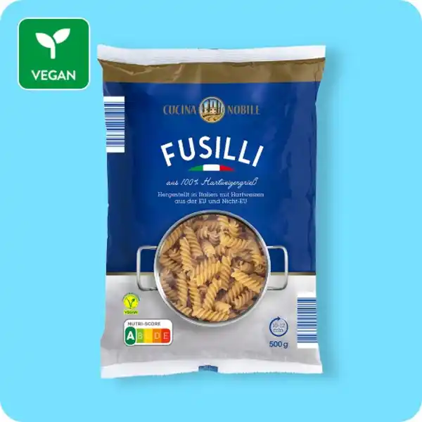 Bild 1 von CUCINA NOBILE Fusilli, Aus 100 % Hartweizengrieß