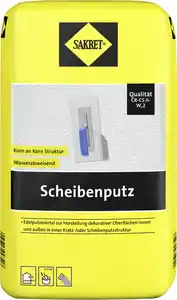 Sakret Scheibenputz 25 kg Sack weiß Körnung: 3 mm 42 St. Palettenabnahme