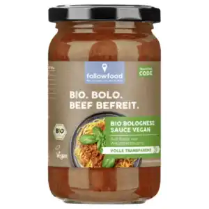 followfood Bio Bolognese vegan