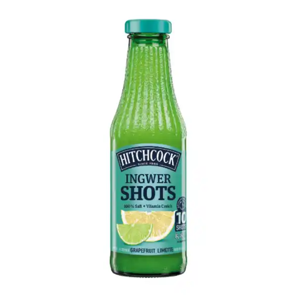 Bild 1 von HITCHCOCK Ingwer-Shots Grapefruit-Limette 0,5L