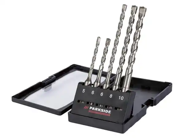 Bild 1 von PARKSIDE PERFORMANCE® SDS Hammer-Bohrer-Set, 5-teilig