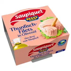 Saupiquet Thunfisch Salat Snack, Thunfischfilets Sonnenblumenöl oder Natur