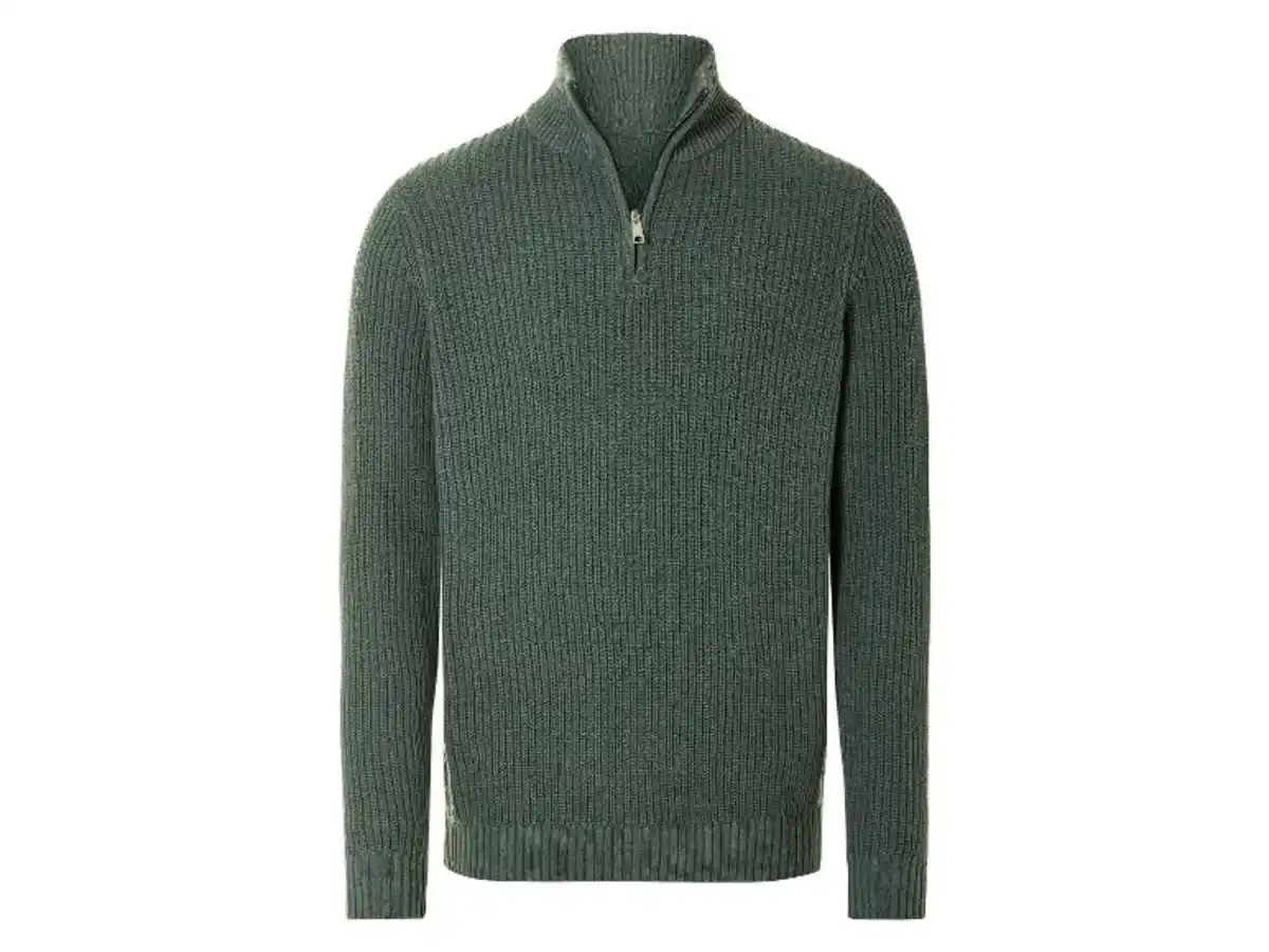 Bild 2 von LIVERGY® Herren Troyer aus Grobstrick, mit Bündchen