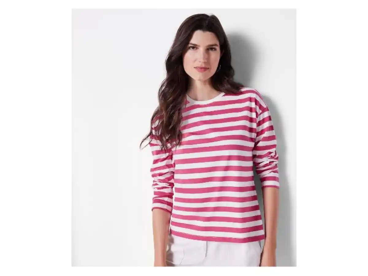 Bild 3 von esmara® Damen Langarmshirt, aus reiner Bio-Baumwolle