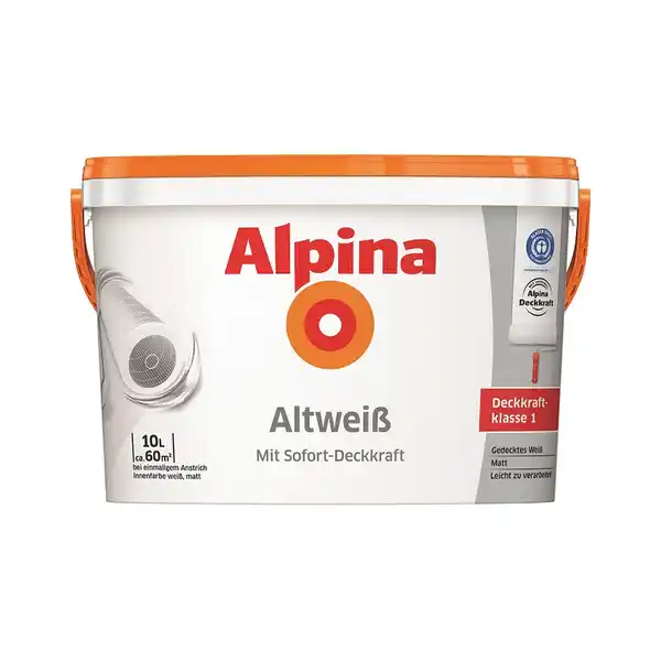 Bild 1 von Alpina Innenfarbe altweiß matt 10 l