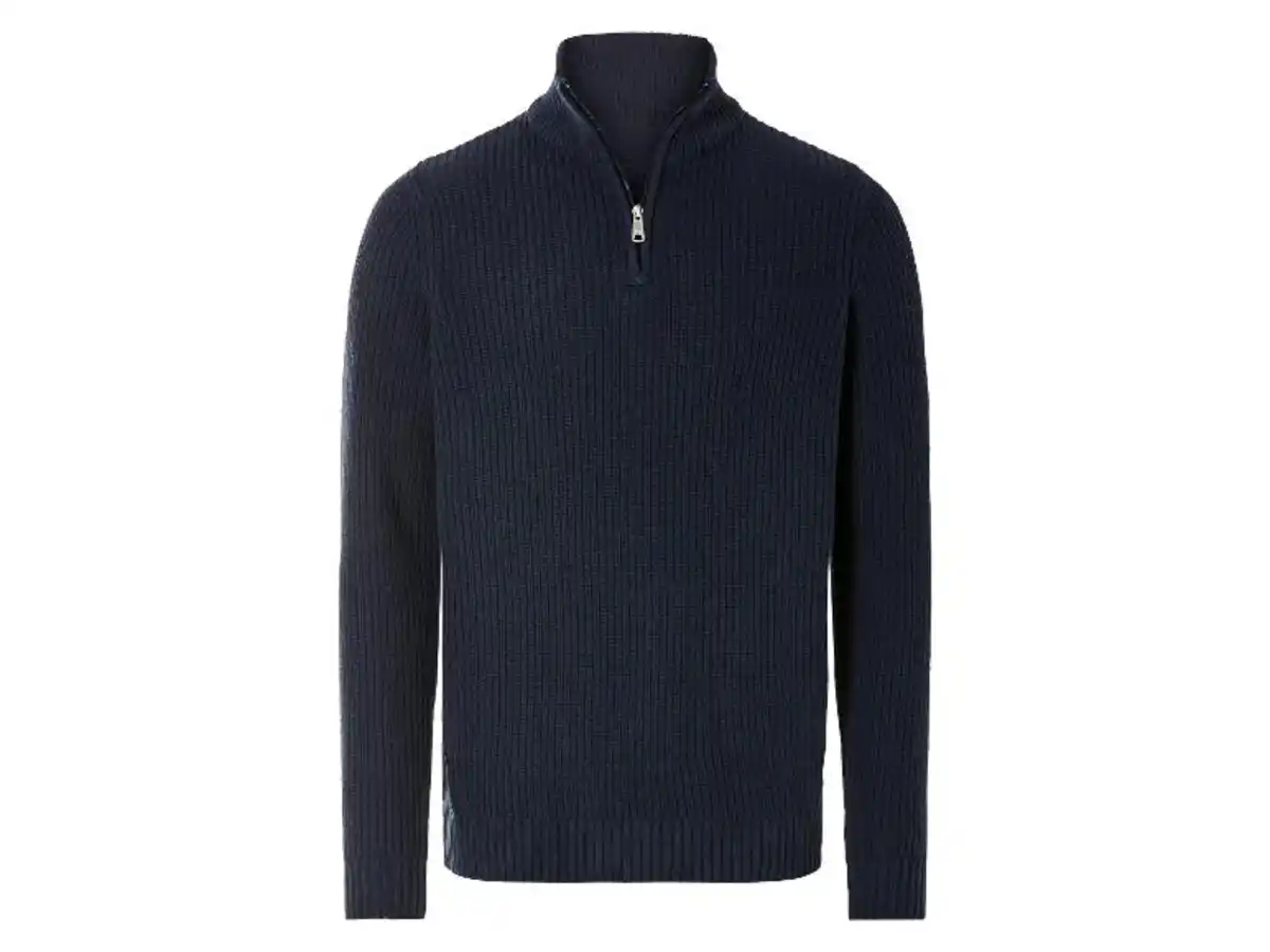 Bild 4 von LIVERGY® Herren Troyer aus Grobstrick, mit Bündchen