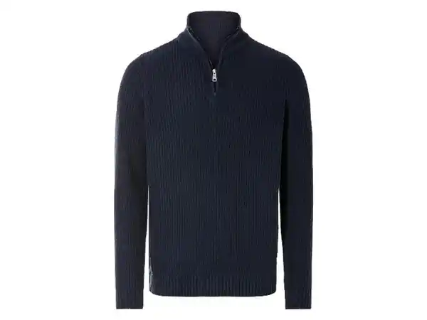 Bild 4 von LIVERGY® Herren Troyer aus Grobstrick, mit Bündchen