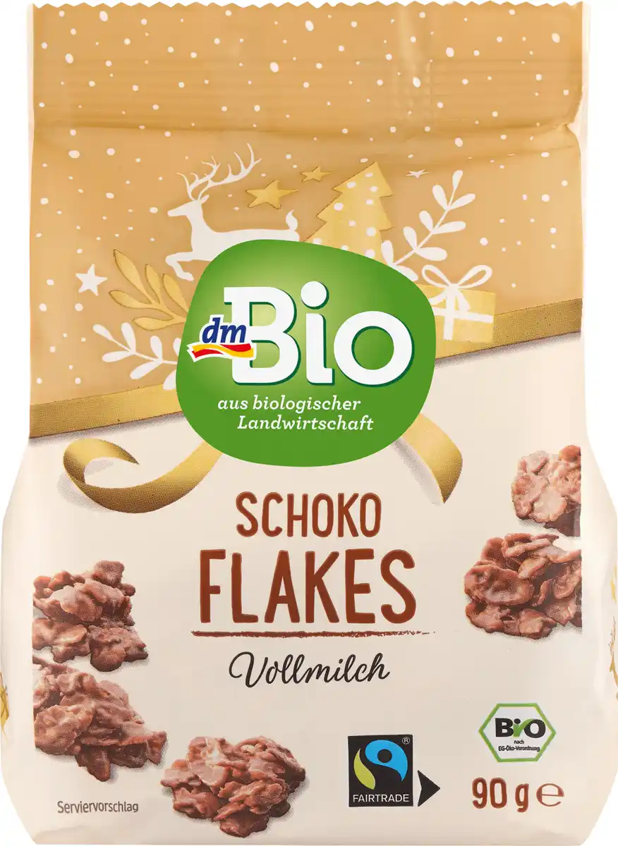 Bild 1 von dmBio Schoko Flakes, Vollmilch