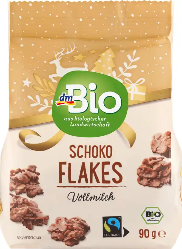 Bild 1 von dmBio Schoko Flakes, Vollmilch