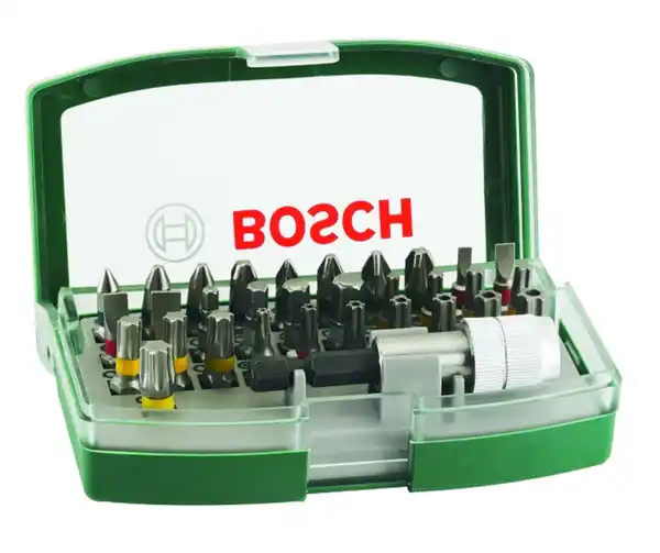 Bild 1 von Bosch Bit-Set Promoline 32-teilig mit Schnellwechsel-Bithalter 1/4