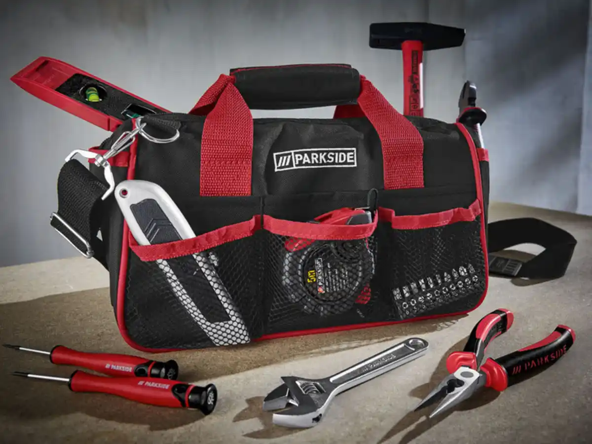 Bild 2 von PARKSIDE® Werkzeugtasche befüllt, 23-teilig