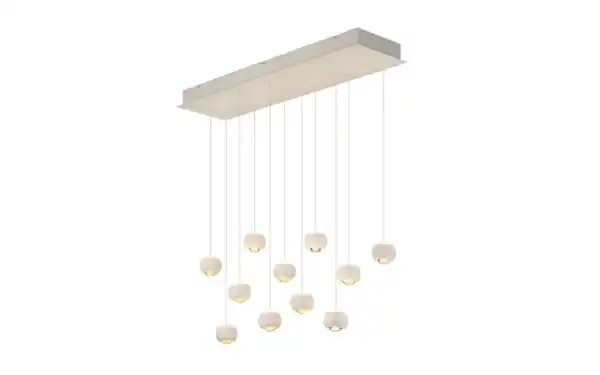 Bild 3 von Musterring - LED-Pendelleuchte Cannon, weiß, 200 cm, inkl. stufenloser Höhenverstellung