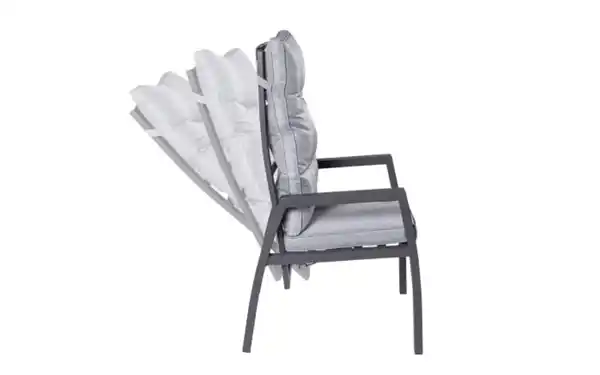 Bild 4 von outdoor (Gartenmöbel Mit Flair) - Garten-Positionsstuhl Bondino in anthrazit/grau