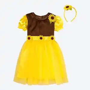 Kinderkostüm "Sonnenblume", 2-teilig