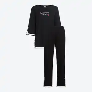 Damen-Schlafanzug mit Vintage-Design, 2-teilig